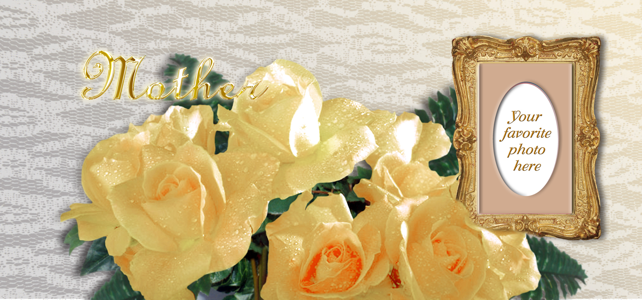 Bouquet Of Roses Yellow Mother